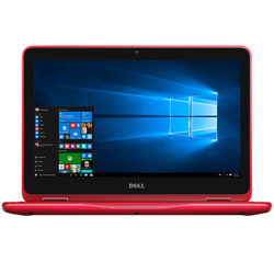 Dell Inspiron 11 3000 Series 2-in-1 Laptop, Intel Core M3, 4GB RAM, 500GB, 11.6 Red